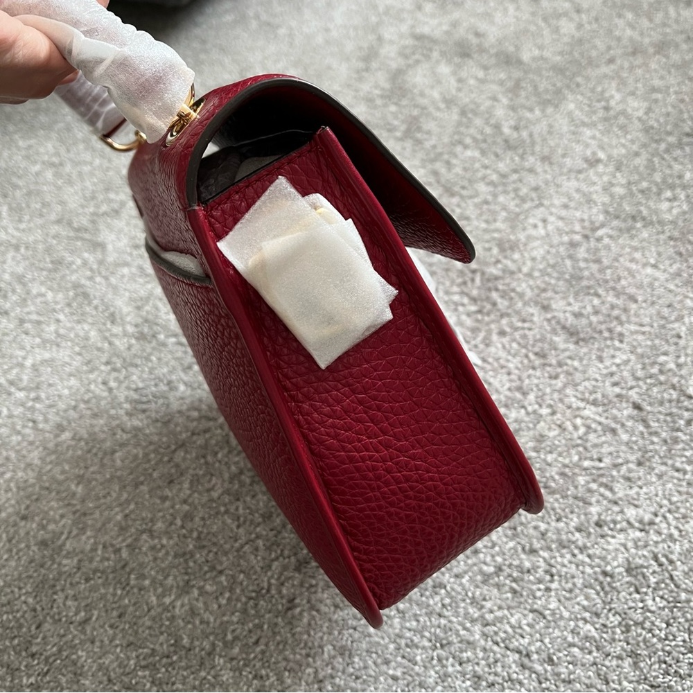 Michael Kors cooper satchel bag NWT cherry red or black - Picture 12 of 15